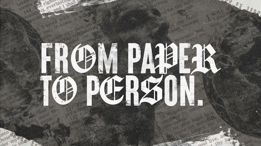 From Paper to Person